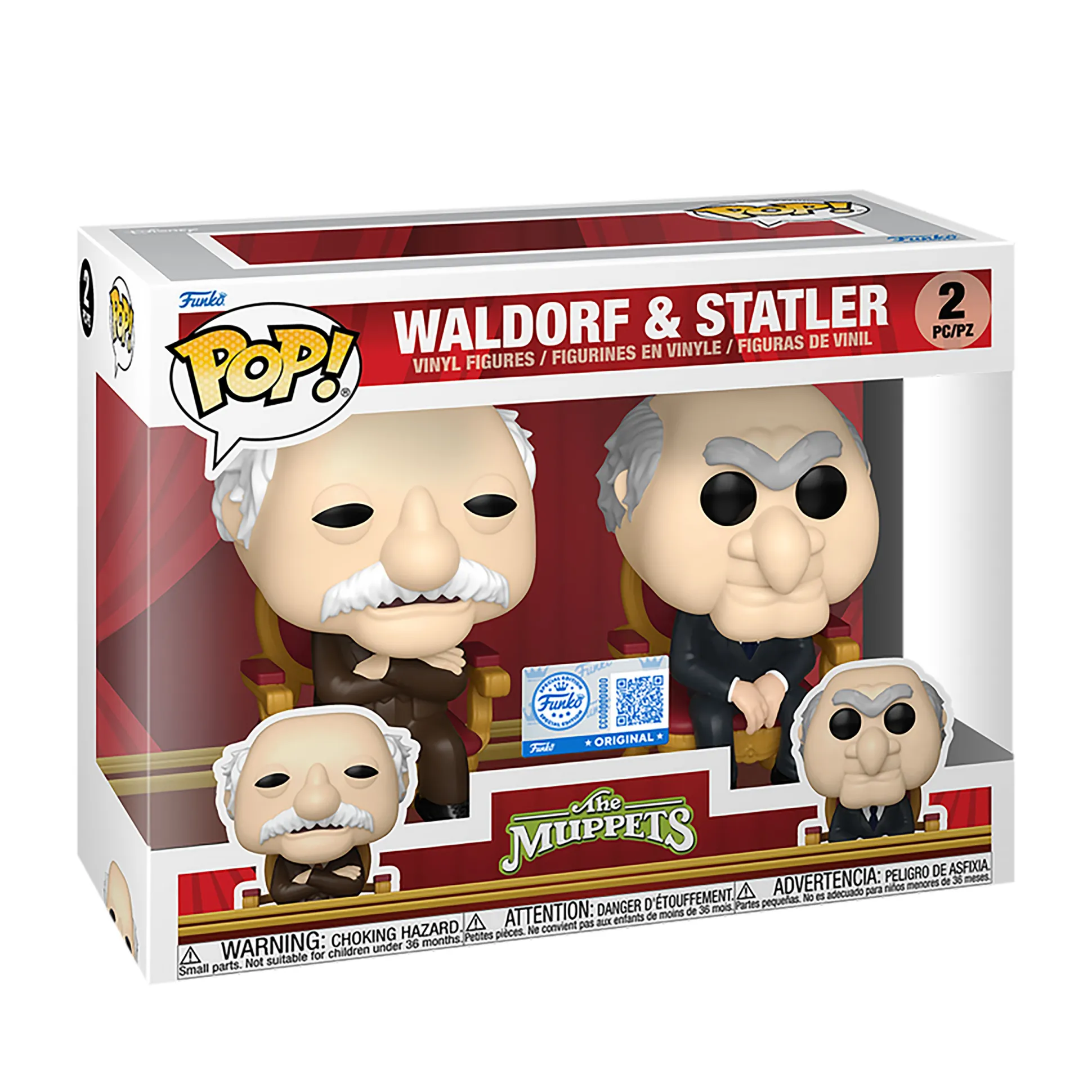 The Muppets - Waldorf & Statler Funko Pop! Figuren