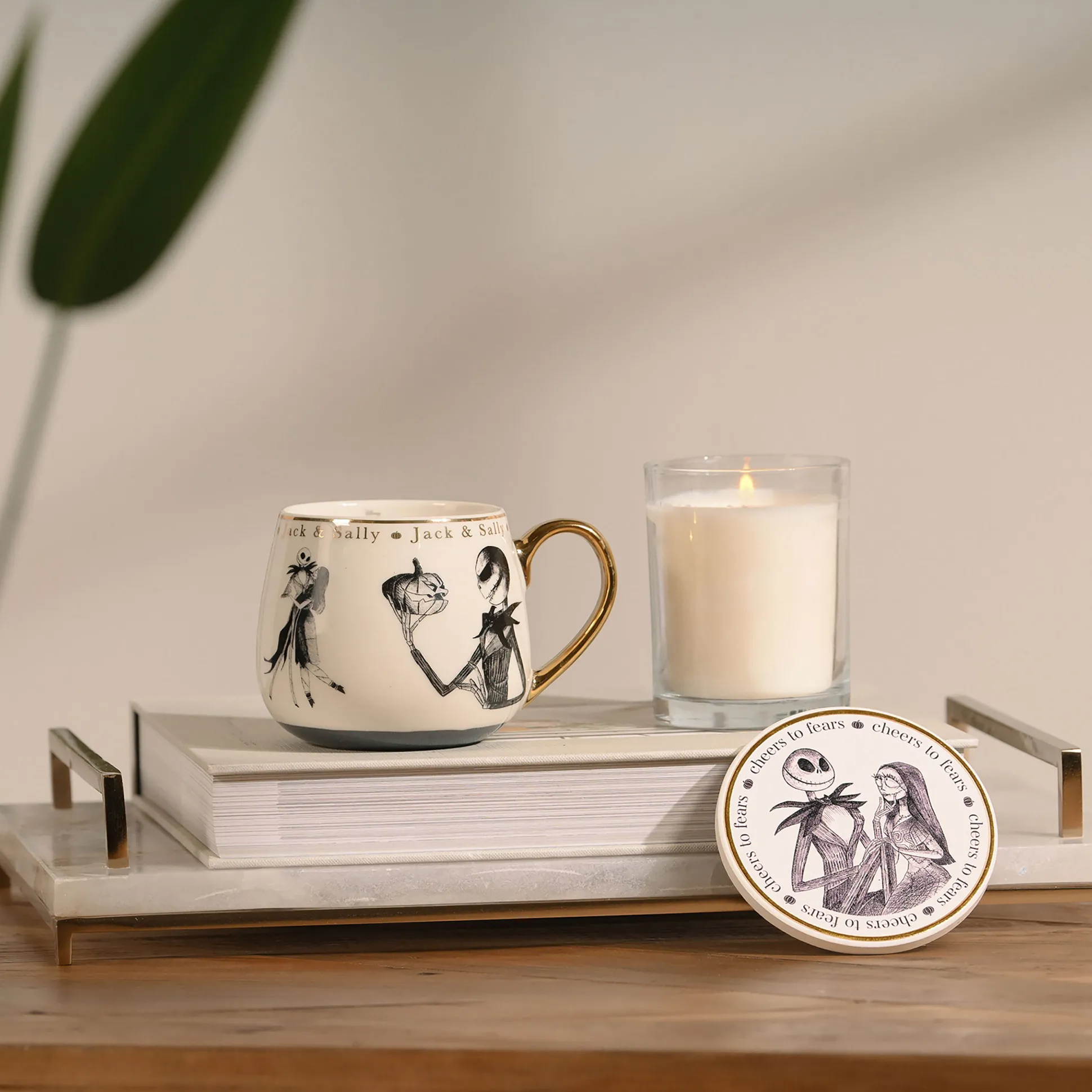 The Nightmare Before Christmas - Sally en Jack Onderzetter