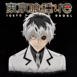 Tokyo Ghoul - Ken Kaneki met Kakugan T-shirt zwart