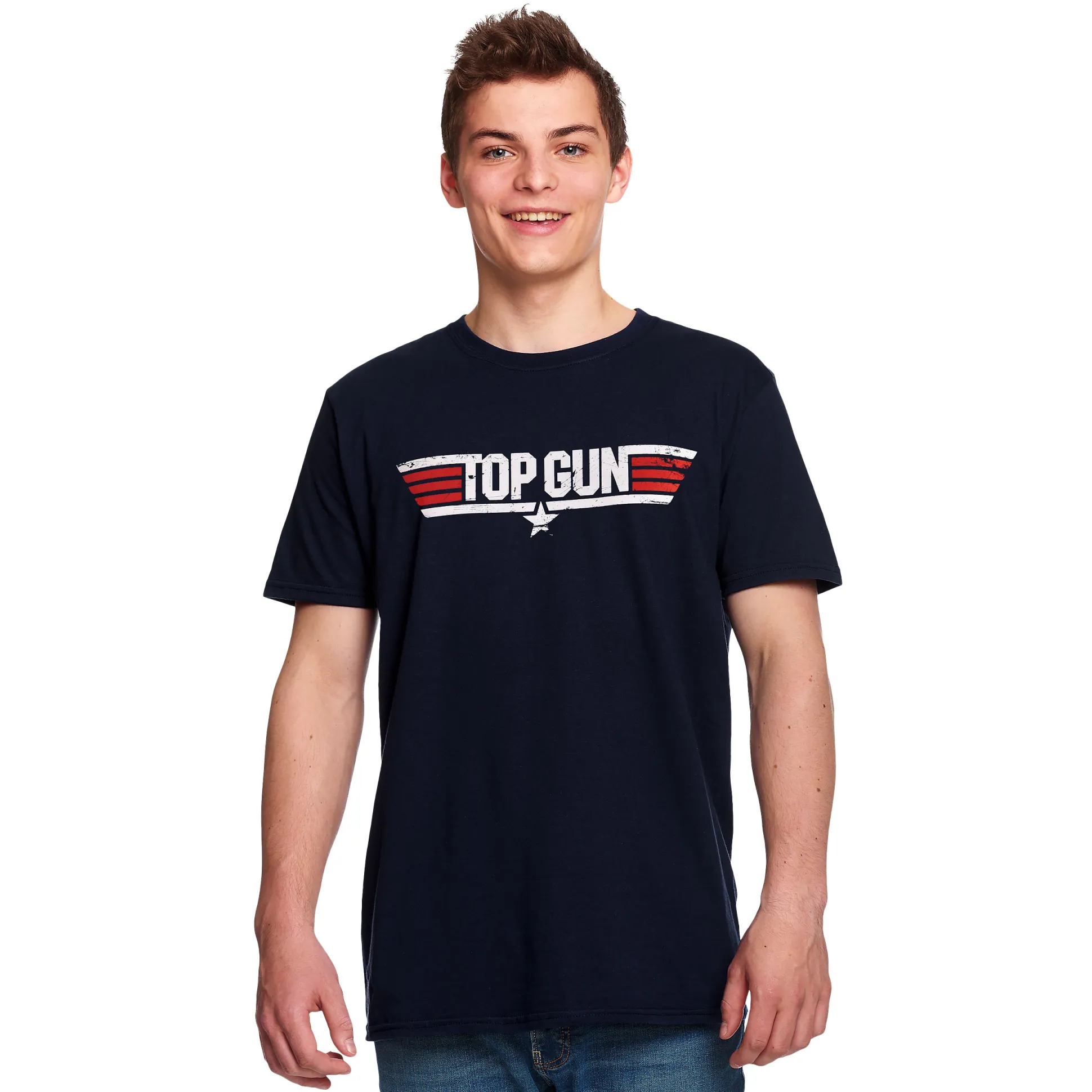 Top Gun - Logo T-shirt blauw