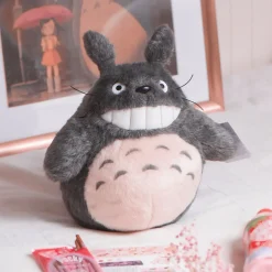 Totoro - Glimlachend Pluche Figuur Grijs