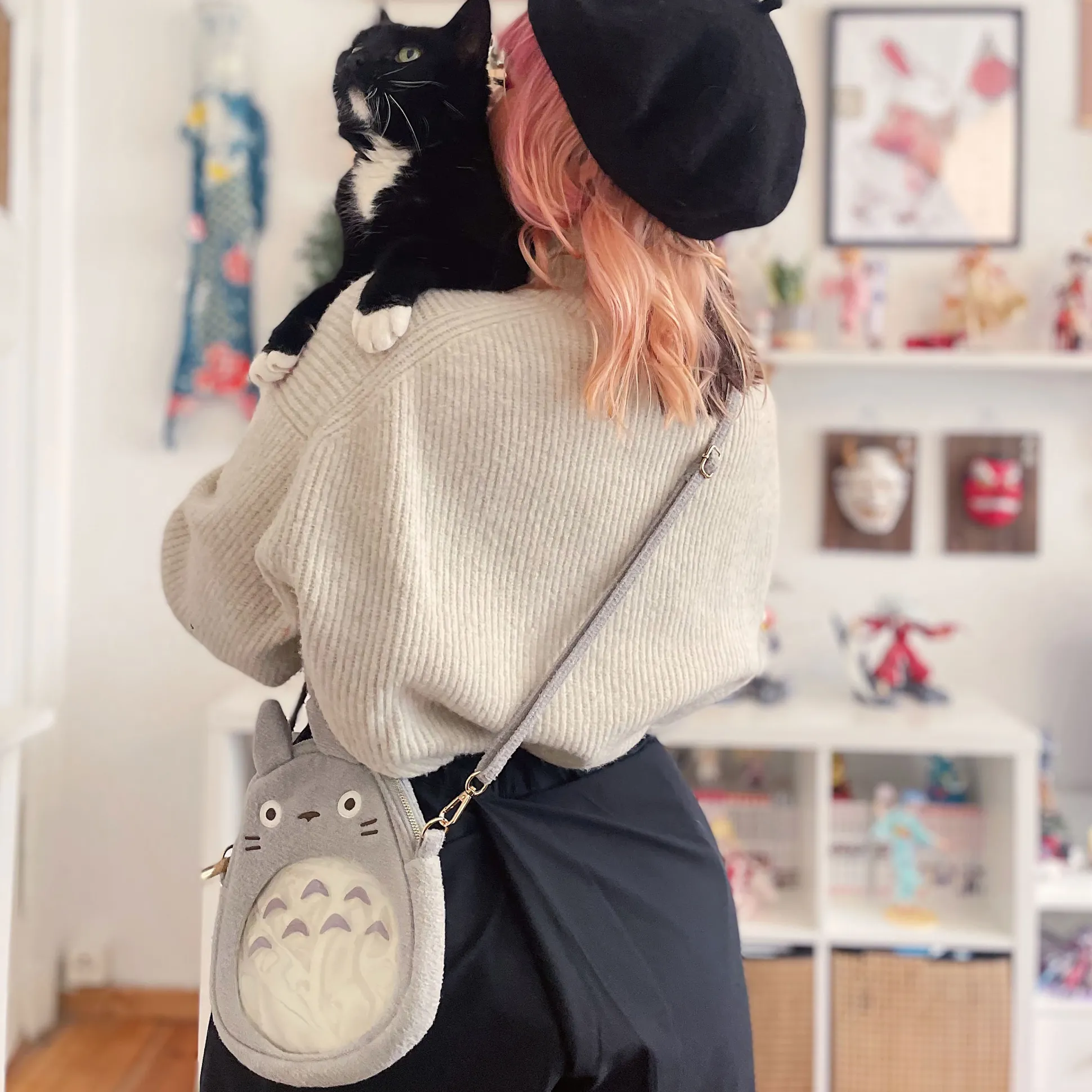 Totoro - Grote Totoro Pluche Schoudertas