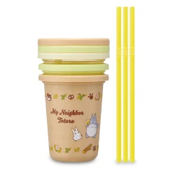 Totoro - Katbus en Totoro Beker met Rietje 3-delige Set