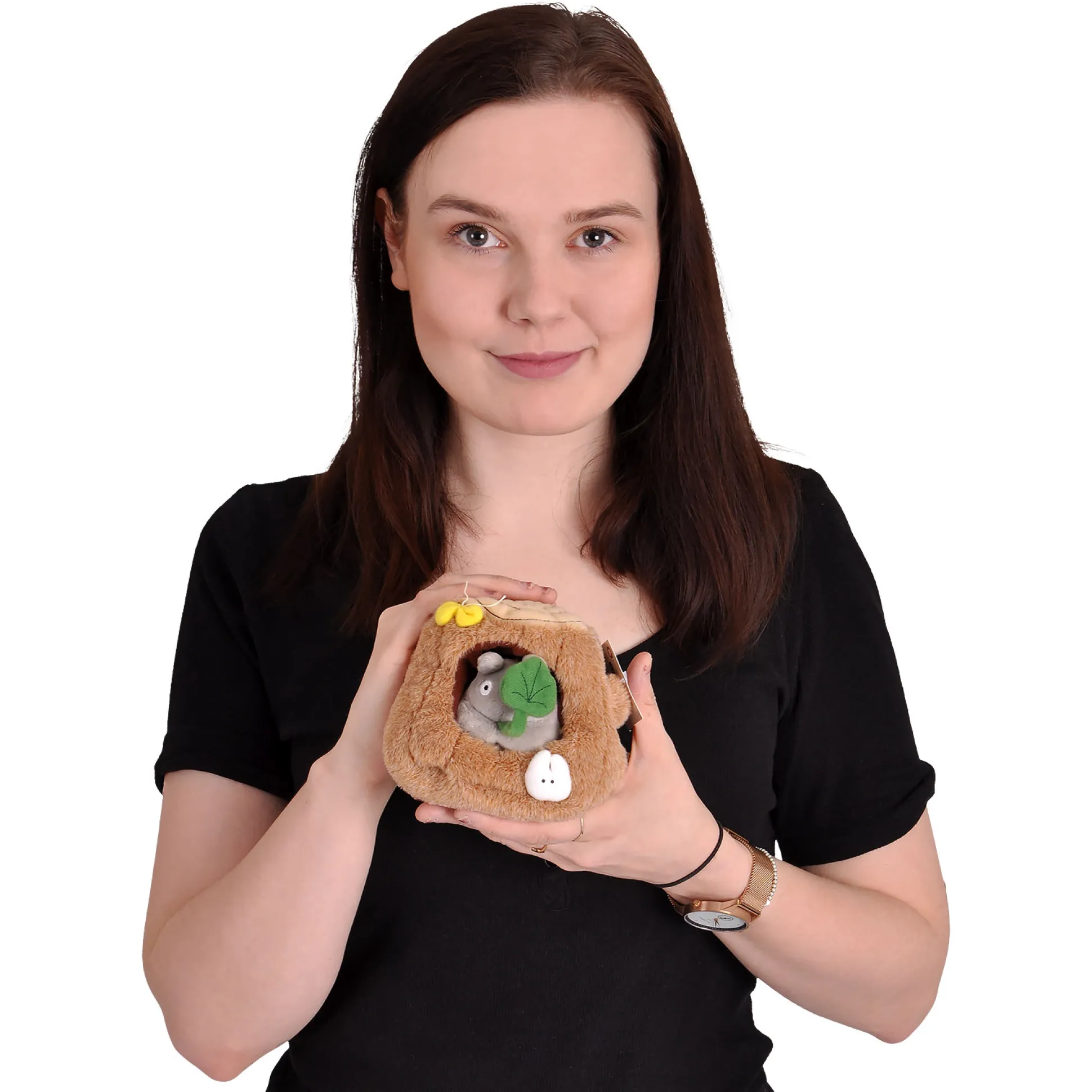 Totoro - Pluche figuur met boomstam