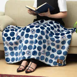 Totoro - Zwarte Pluismonster Deken