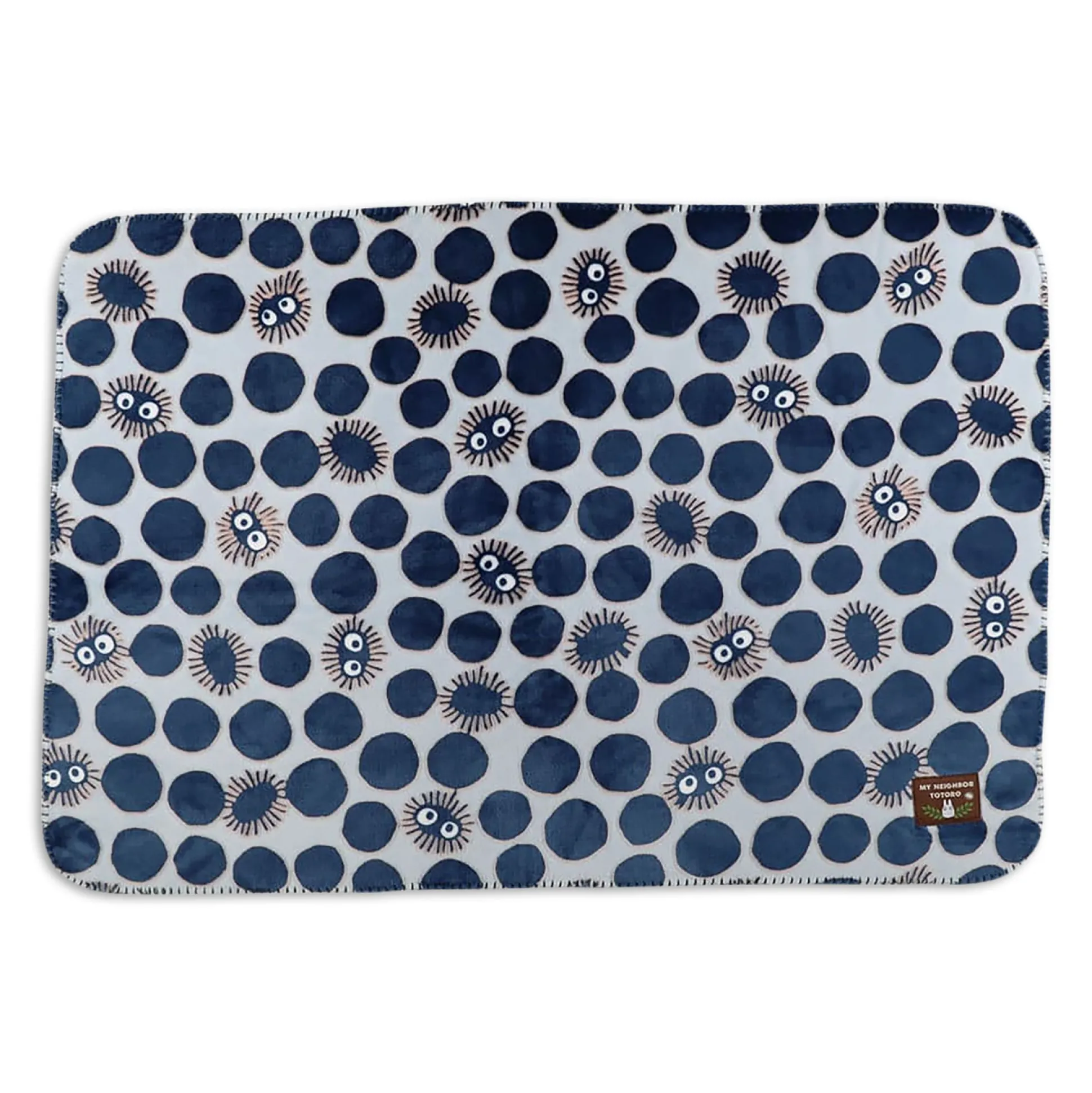 Totoro - Zwarte Pluismonster Deken