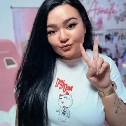 Turbo Granny T-shirt voor Dandadan-fans wit