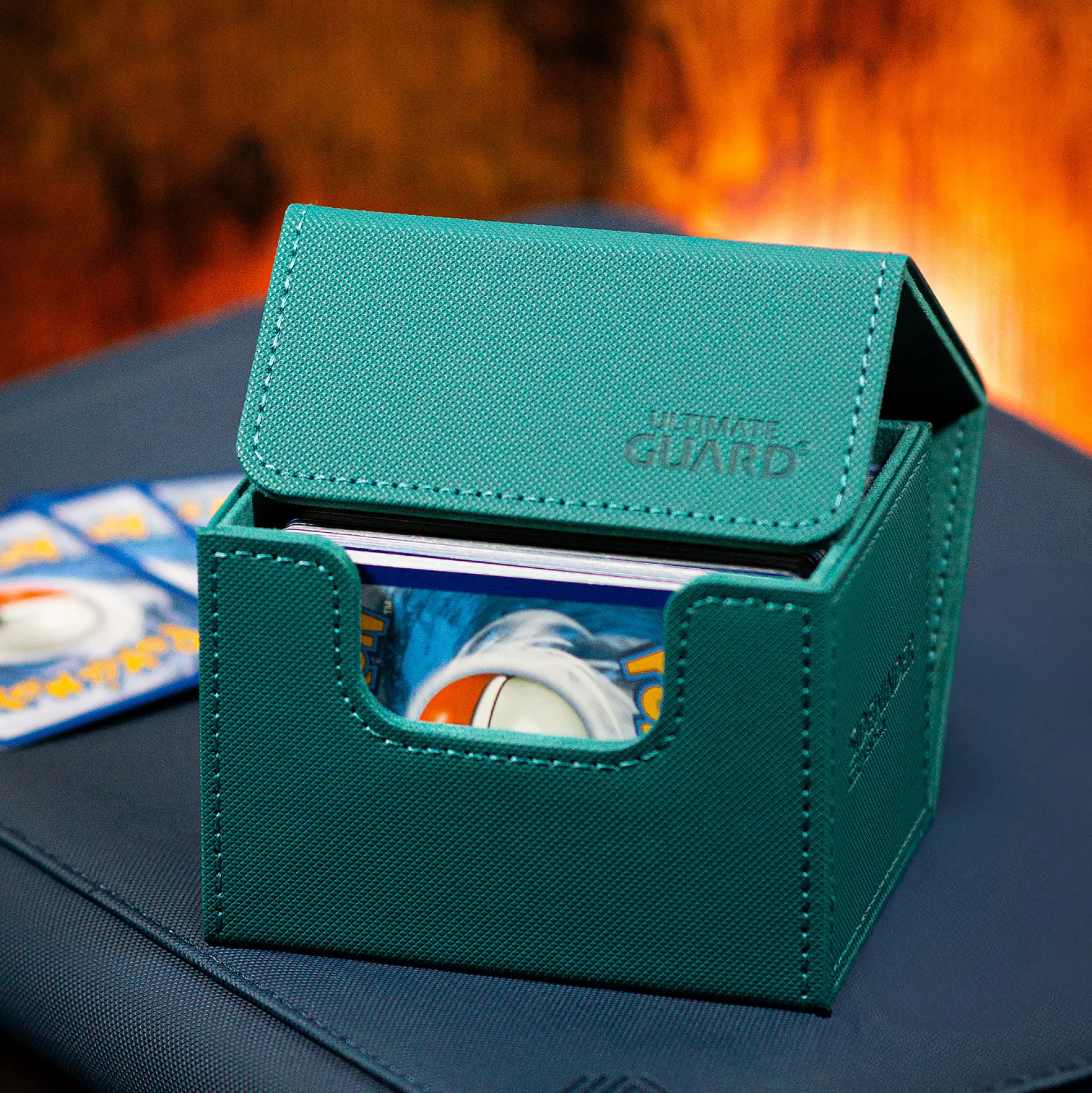 Ultimate Guard blauwe verzamelkaartdoos voor 100 kaarten