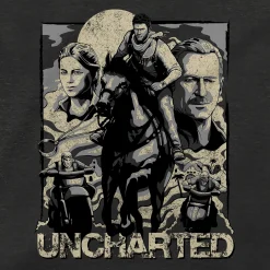 Uncharted - Cover Page T-Shirt grijs