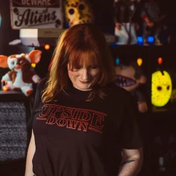 Upside Down T-Shirt zwart