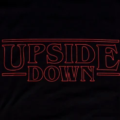 Upside Down T-Shirt zwart