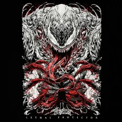 Venom - Zwart Wit & Bloed T-shirt zwart