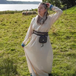 Viking Jurk Lagertha Beige-Blauw