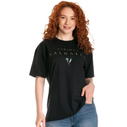 Vikings - Metallic T-Shirt Zwart