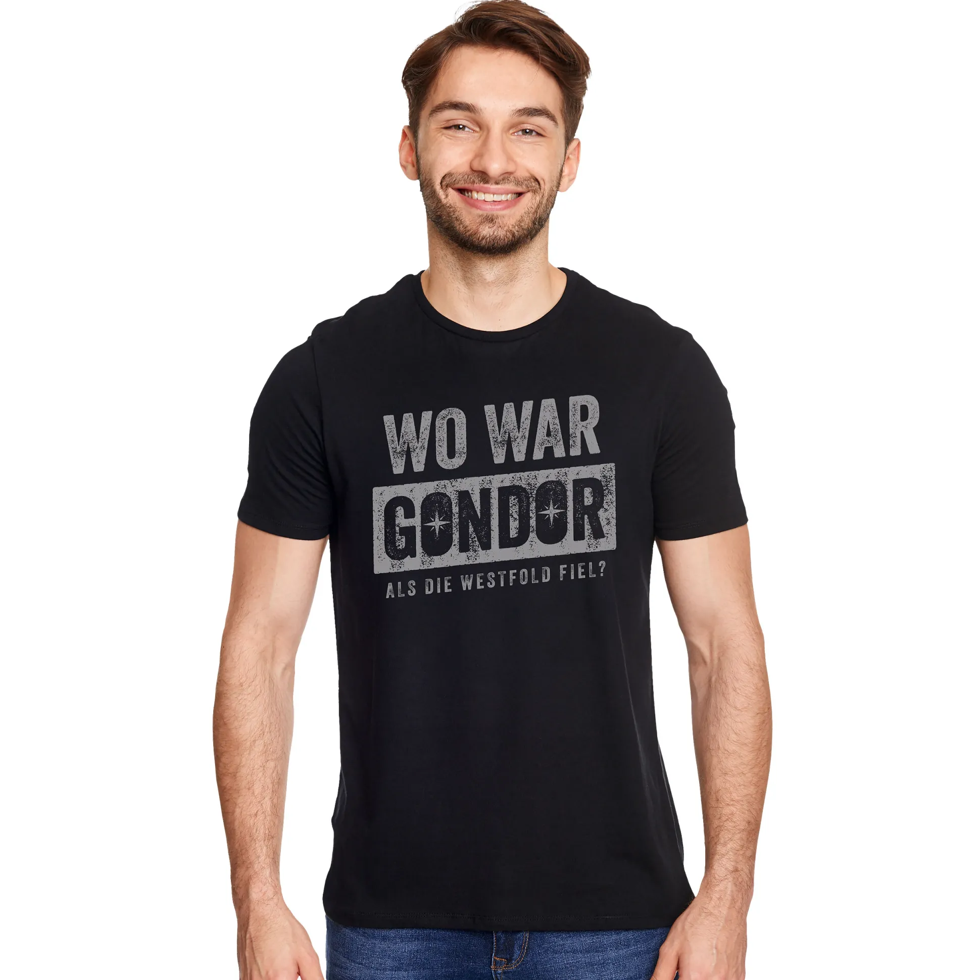 Waar Was T-Shirt voor De Lord of the Rings Fans Zwart