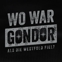 Waar Was T-Shirt voor De Lord of the Rings Fans Zwart