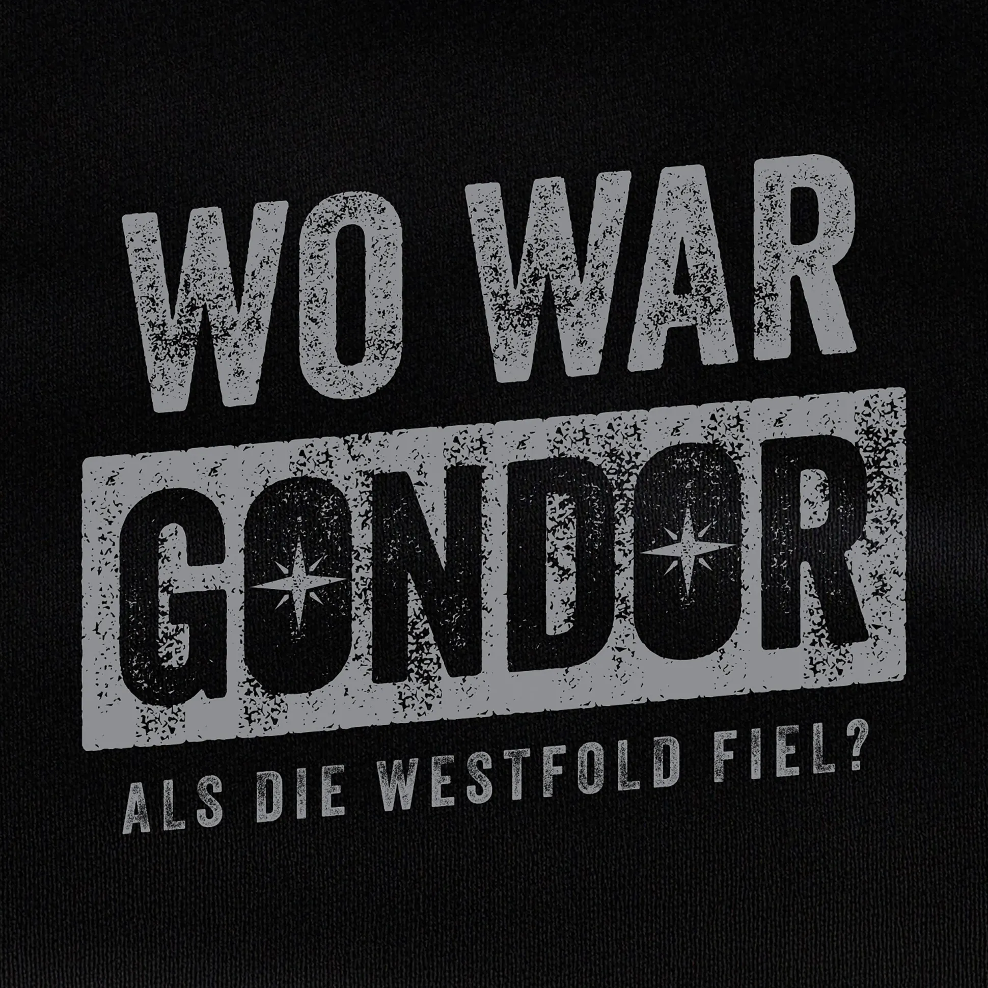 Waar Was T-Shirt voor De Lord of the Rings Fans Zwart