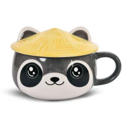 Wasbeer Kawaii Beker met Deksel voor Anime Fans