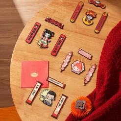 Wealthy Snake's Nieuwjaarsviering Serie POP MART Mystery Magneet