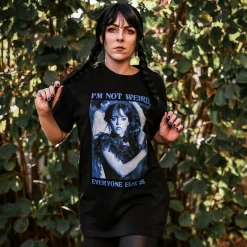 Wednesday - Dance Oversize T-shirt zwart