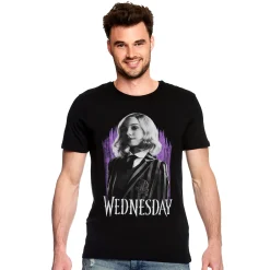 Wednesday - Enid T-Shirt zwart