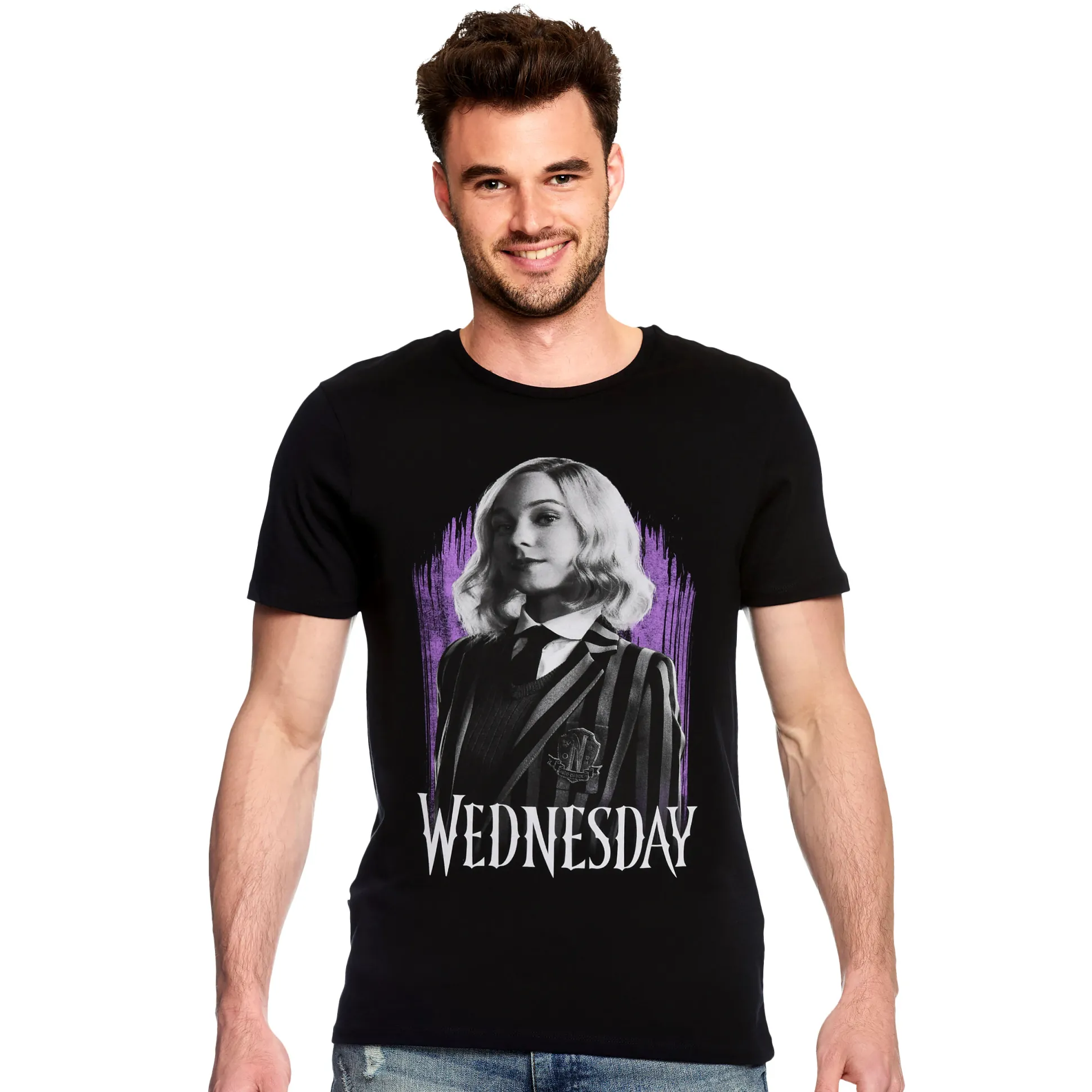 Wednesday - Enid T-Shirt zwart