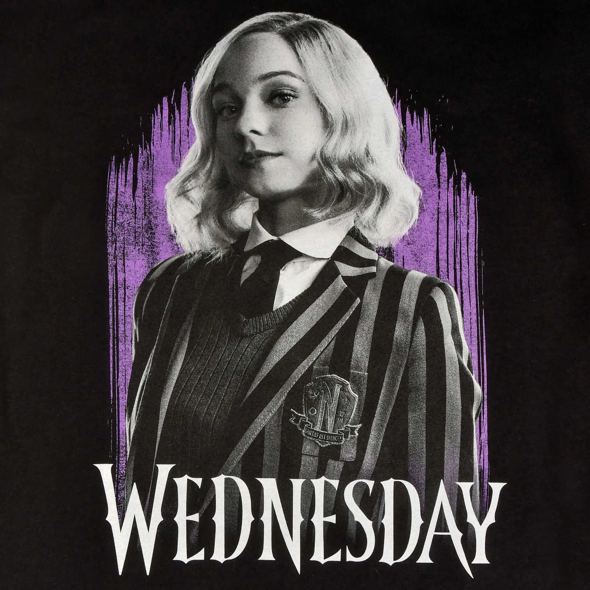 Wednesday - Enid T-Shirt zwart