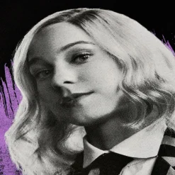 Wednesday - Enid T-Shirt zwart