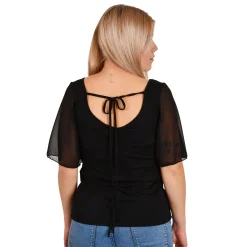 Wednesday - Macabere Liefde T-shirt met Vlindermouwen