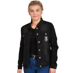 Wednesday - Nevermore Academy Spijkerjack Zwart