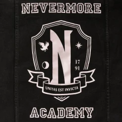 Wednesday - Nevermore Academy Spijkerjack Zwart