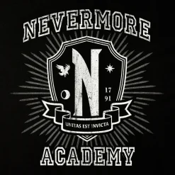 Wednesday - Nevermore Academy T-shirt zwart
