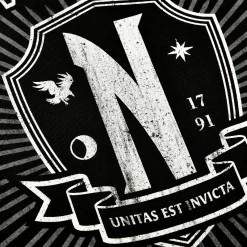 Wednesday - Nevermore Academy T-shirt zwart