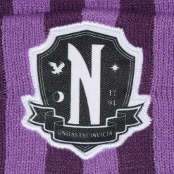 Wednesday - Nevermore Logo Muts met pompon