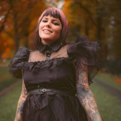 Wednesday - Rave'N Dance Kostuum Jurk Dames zwart