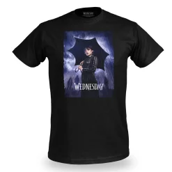 Wednesday - Teaser Poster T-Shirt zwart