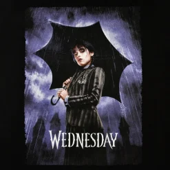 Wednesday - Teaser Poster T-Shirt zwart