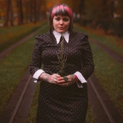 Wednesday Addams Kostuum Jurk Dames Zwart