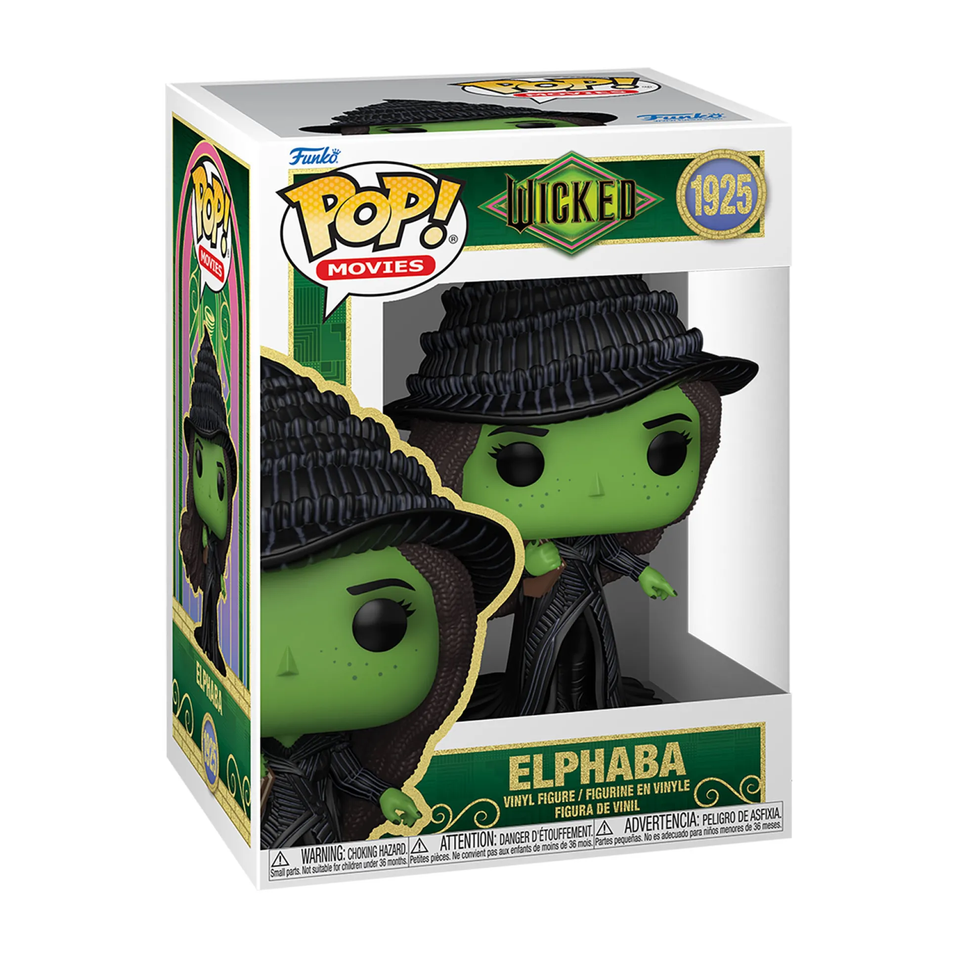 Wicked - Elphaba met Grimmerie Funko Pop! figuur