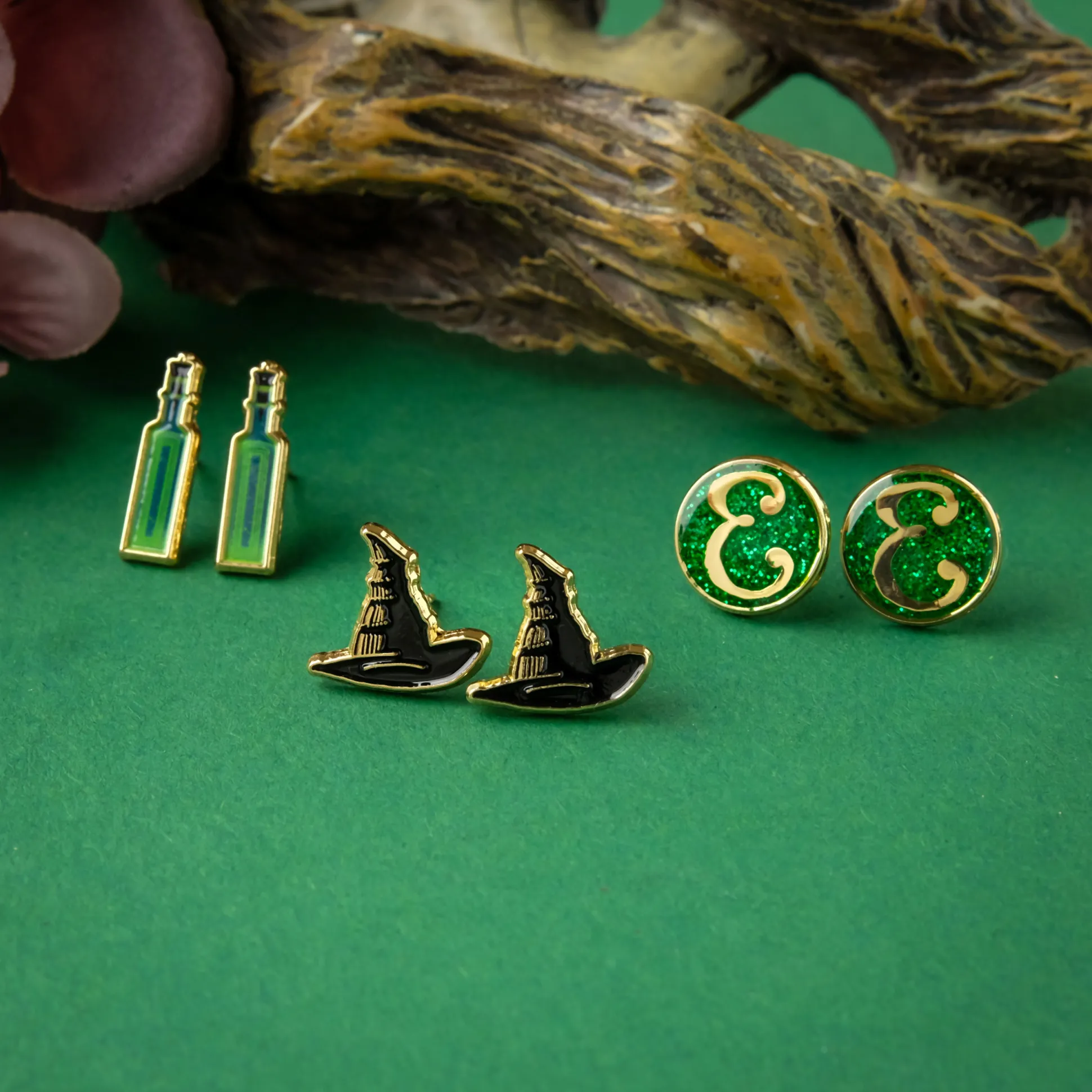 Wicked - Elphaba Oorbellen 3-delige Set