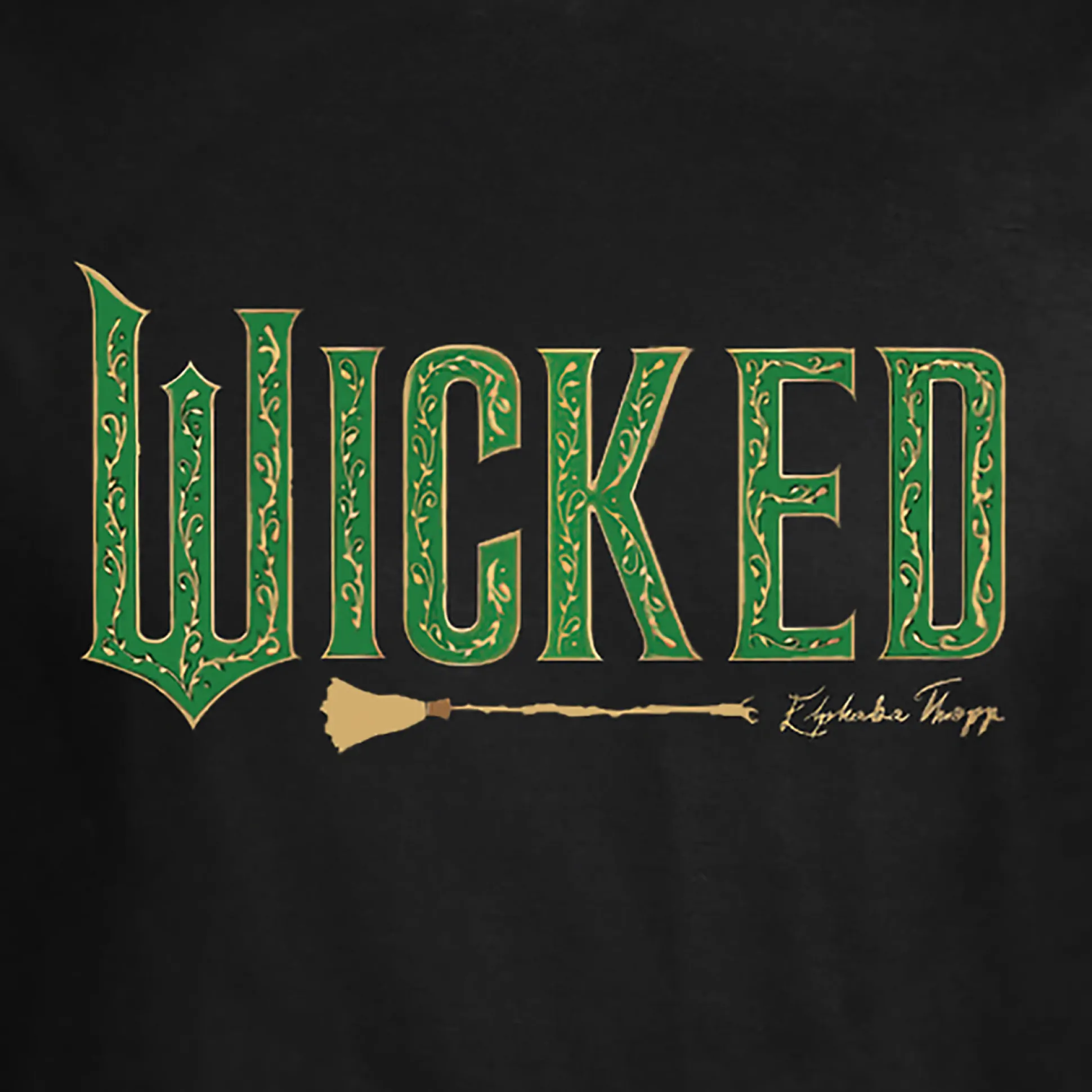 Wicked - Logo T-shirt zwart