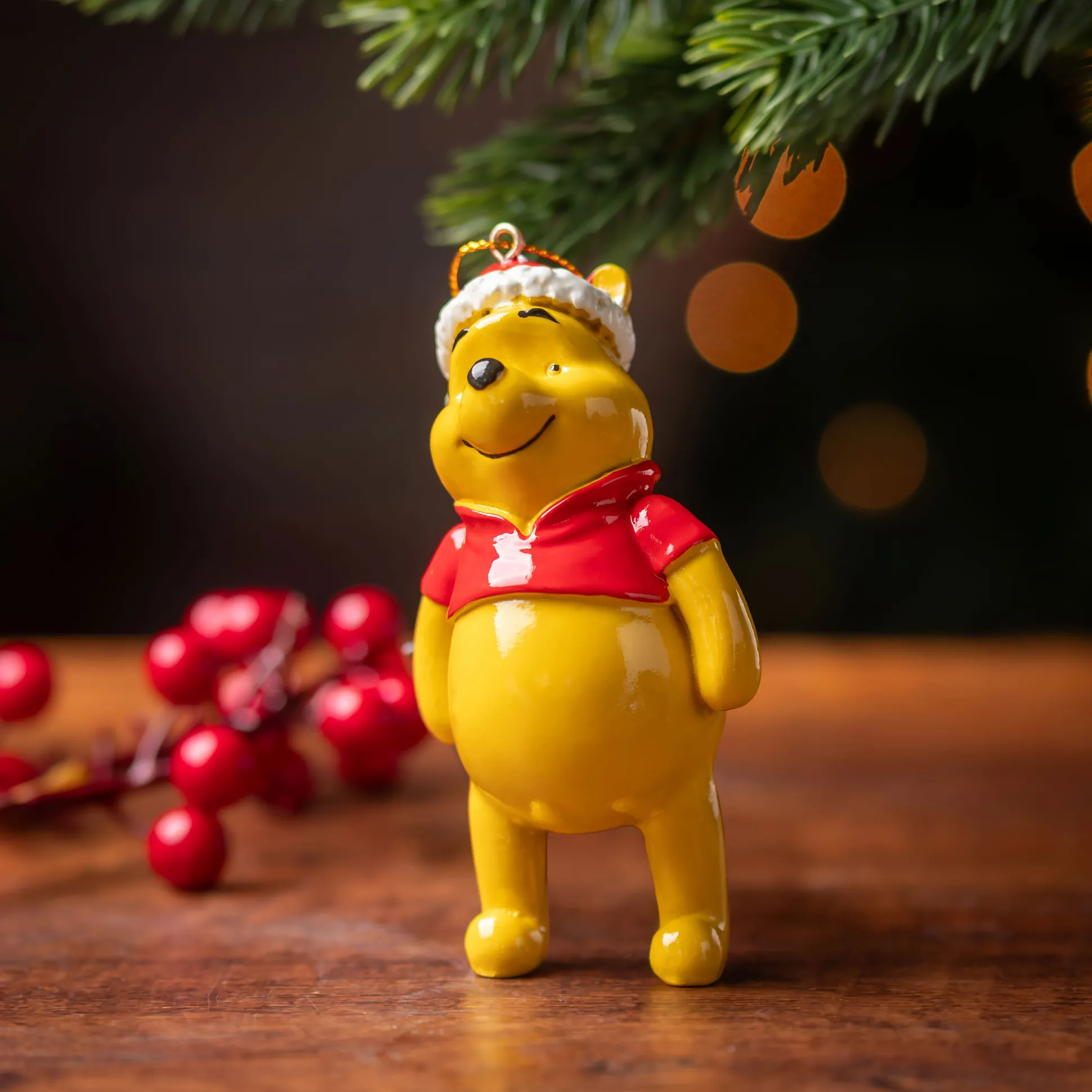 Winnie de Poeh - Kerstboomornament Kerstman