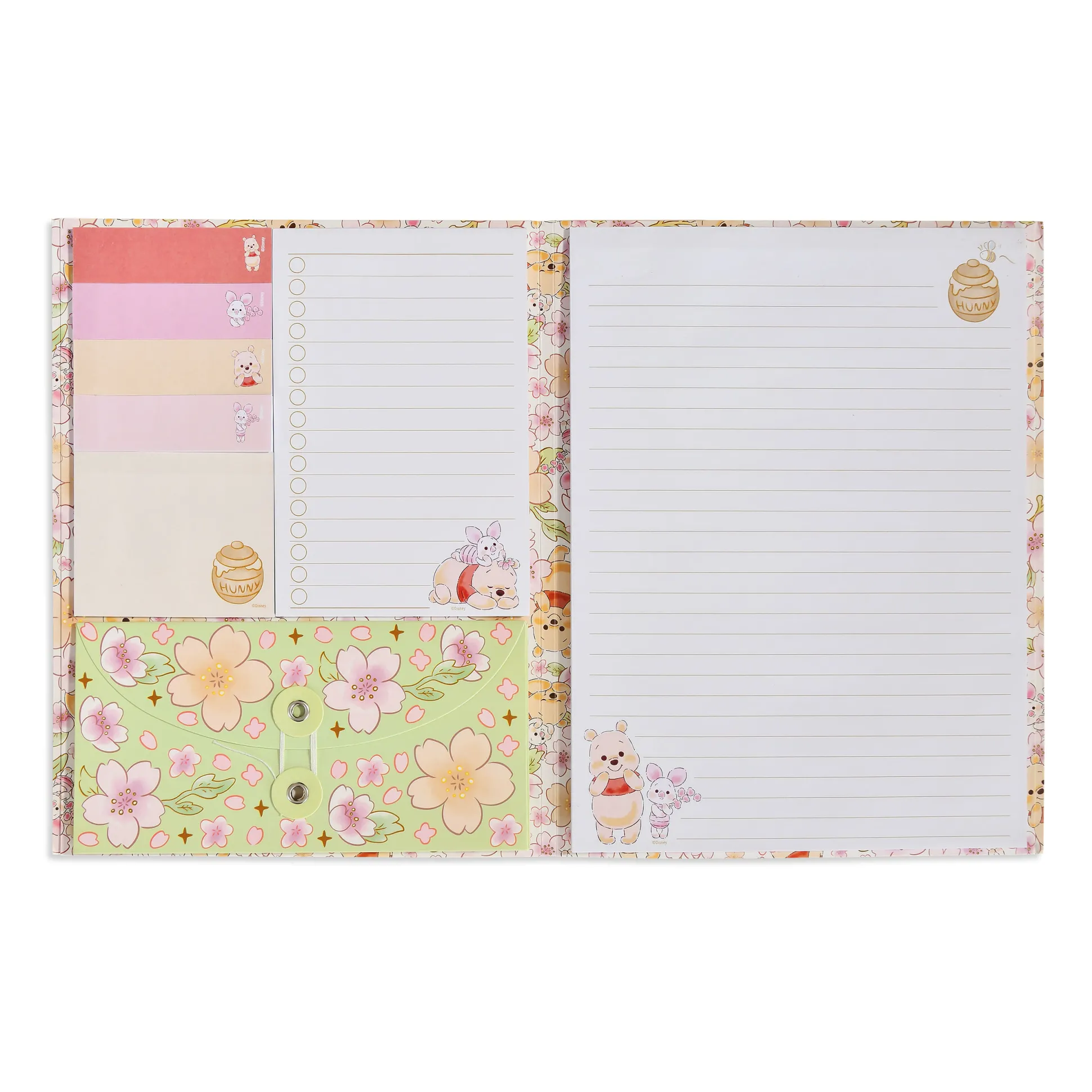 Winnie de Poeh - Notitieboek met plaknotities