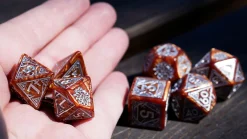 Witcher - Geralt Monster Slayer RPG Dobbelset 7-delig met verzamelmunt