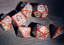 Witcher - Geralt Monster Slayer RPG Dobbelset 7-delig met verzamelmunt