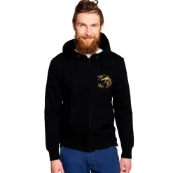 Witcher - Geralt Witte Wolf Hoodie Zwart