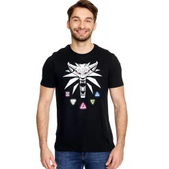 Witcher - Hekser Teken T-shirt zwart