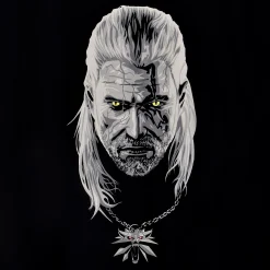 Witcher - Vergiftigde Geralt Glow in the Dark T-Shirt Zwart