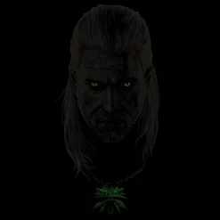 Witcher - Vergiftigde Geralt Glow in the Dark T-Shirt Zwart