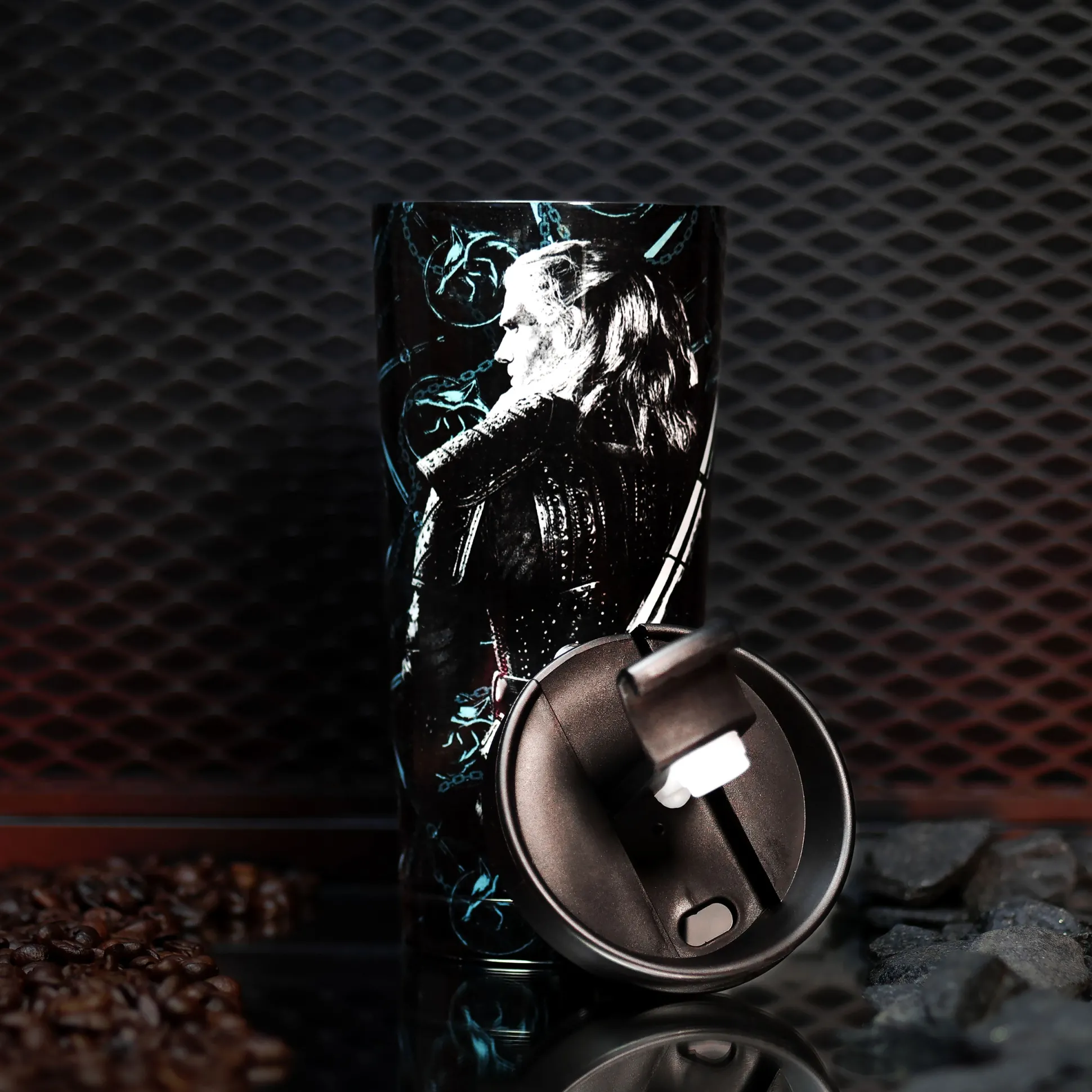 Witcher - Wolf Logo To Go Beker